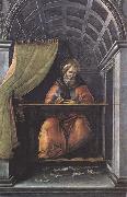 St Augustine in his Study Sandro Botticelli